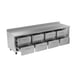 Victory VWRD119HC-8 118" 4-Section Worktop Refrigerator w/ 8 Drawers, 40 cu. ft. 4 image