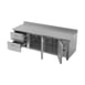 Victory VWRD93HC-2 93" 3-Section Worktop Refrigerator w/ 2 Drawers & 2 Doors, 29.7 cu. ft. 5 image