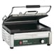 Waring WDG250 Single Cast Iron Sandwich Panini Grill w/ 14.5" x 11" Grooved Plates, 120V 1 image
