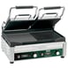 Waring WDG300T Double Cast Iron Sandwich Panini Grill w/ Timer, Smooth & Grooved Plates, 240V 1 image