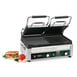 Waring WDG300T Double Cast Iron Sandwich Panini Grill w/ Timer, Smooth & Grooved Plates, 240V 2 image