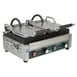 Waring WDG300T Double Cast Iron Sandwich Panini Grill w/ Timer, Smooth & Grooved Plates, 240V 3 image