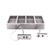 Wells MOD-400TDM/AFS 57" Electric Drop-In Hot Food Well Unit 1 image