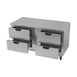 Beverage Air WTFD60AHC-4-FLT 60" 2-Section Worktop Freezer w/ 4 Drawers, 14.4 cu. ft. 4 image