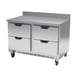 Beverage Air WTRD48AHC-4-FIP 48" 2-Section Worktop Refrigerator w/ 4 Drawers, 11.82 cu. ft. 2 image