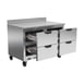 Beverage Air WTRD48AHC-4-FIP 48" 2-Section Worktop Refrigerator w/ 4 Drawers, 11.82 cu. ft. 3 image