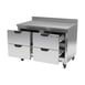 Beverage Air WTRD48AHC-4-FIP 48" 2-Section Worktop Refrigerator w/ 4 Drawers, 11.82 cu. ft. 4 image