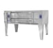 Bakers Pride Y-602BL 78" Double Deck Gas Pizza Oven  1 image