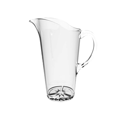 Thunder Group PLTHWP020C Water Pitcher 20 Liter 68 Oz 1012H Starburst Base