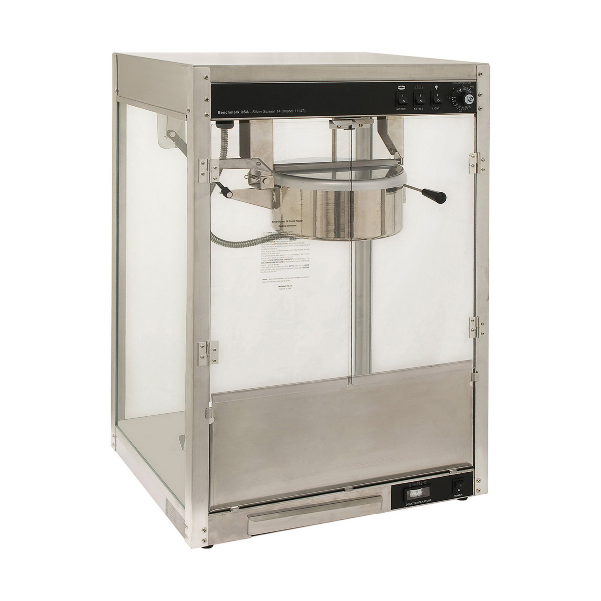 Winco 11147 Countertop Popcorn Machine 14 oz | Open Box