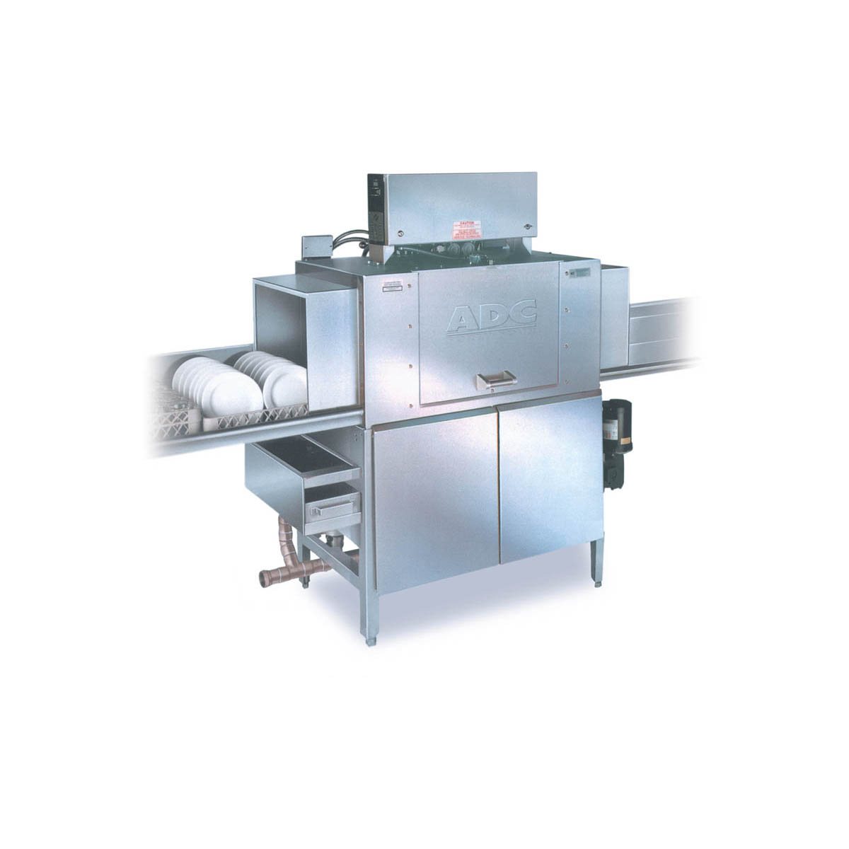 American Dish High Temp Conveyor Dishwasher ADC-44 HIGH L-R