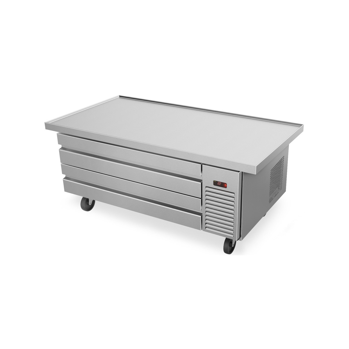 Fagor FCBR5260 60 2 Drawers Refrigerated Chef Base 4 12 x 20 Pan Capacity