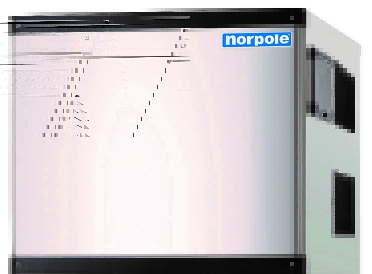 Norpole NPCIM500M 30" Full Cube Ice Machine Head, Air Cooled, 500 lb/24 hr