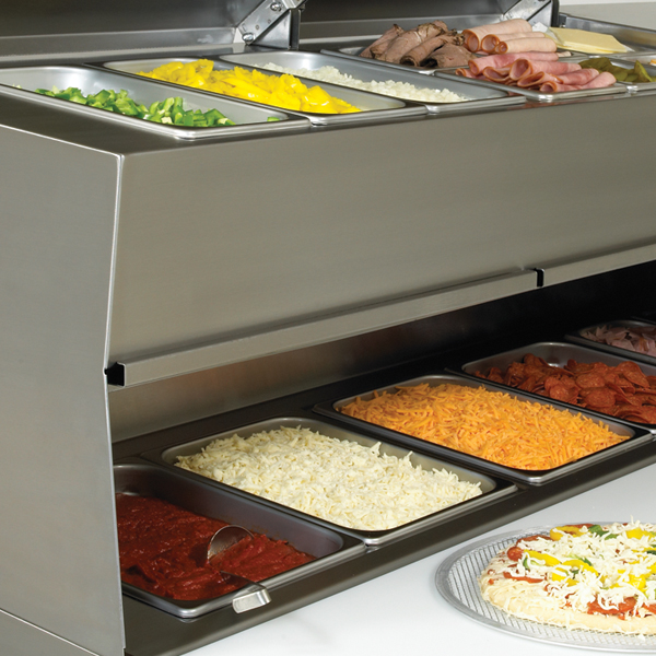 The Delfield F18RC47P Reduced Height & Quick Glance Rail, Chef's Deal