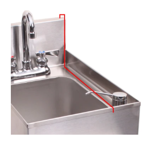 Glastender C-HSA-12 Hand Sink,C-HSA-12, Chef's Deal