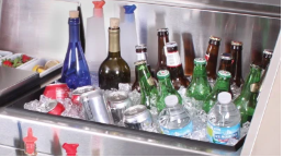 Glastender PBCR78-12 Portable Bars For Stackable Cups With Refrigerator Space,PBCR78-12, Chef's Deal