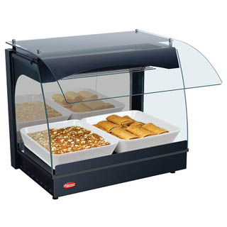 Hatco GRHW-1P Glo-Ray Curved Display Cases, Chef's Deal