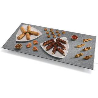 Hatco GRSS-2418 Glo-Ray Rectangular Heated Simulated Stone Shelves, Chef's Deal