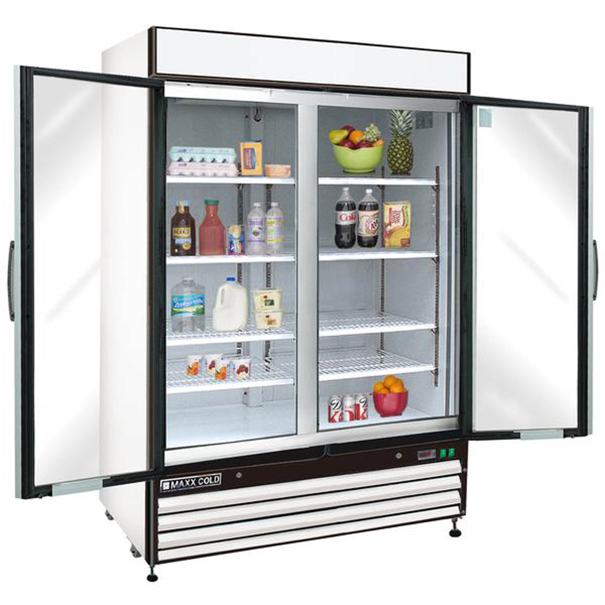 MAXX COLD - GLASS DOOR MERCHANDISER | 48 Cu Ft FREEZERS
