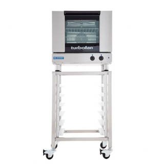 Moffat Turbofan E23M3 ON THE SK23 STAND
Half Size Manual / Electric Convection Oven
on a Stainless Steel Stand