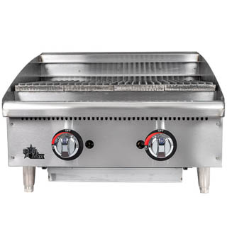 Star Max 6124RCBF Countertop Gas Charbroiler, Chef's Deal