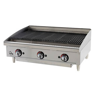 StarMax 6136RCBF Heavy-duty metal knobs look great and are designed to last, Chef's Deal'