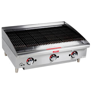 Star Max 6136RCBF Countertop Gas Charbroiler,Chef's Deal