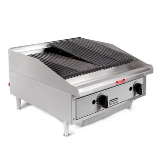 Toastmaster TMRC24 Countertop Gas Charbroiler, Chef's Deal