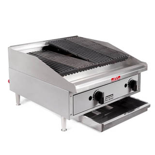 Toastmaster TMRC24 Countertop Gas Charbroiler, Chef's Deal