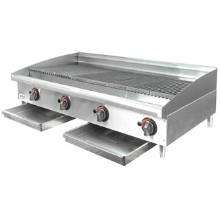 Toastmaster TMRC48 Countertop Gas Charbroiler, Chef's Deal