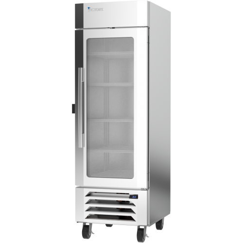 Victory LSF23HC-1-IQ Bottom Mount Glass Door Display Freezer With Electronic Lock, Chef's Deal