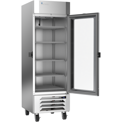 Victory LSF23HC-1-IQ Bottom Mount Glass Door Display Freezer With Electronic Lock, Chef's Deal
