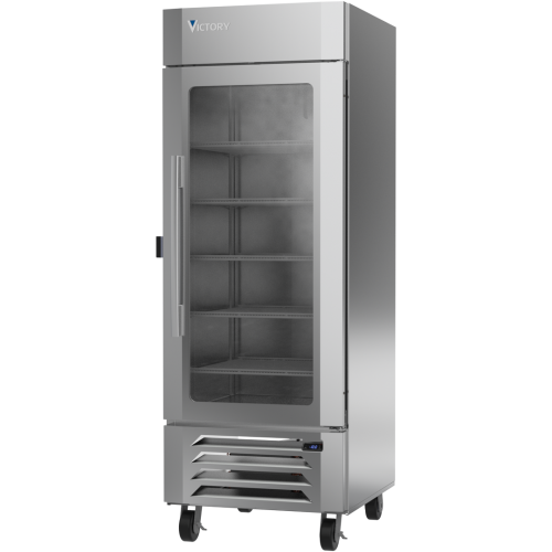 Victory LSF27HC-1-IQ Bottom Mount Glass Door Display Freezer With Electronic Lock, Chef's Deal