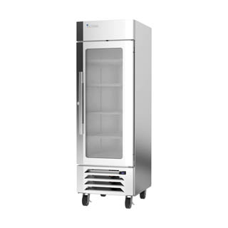 Victory LSR23HC-1 Bottom Mount Glass Door Display Refrigerator, Chef's Deal