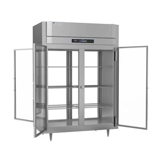 Victory RS-2D-S1-EW-PT-G-HC Extra Wide Reach-In Pass-Thru Glass Door Refrigerator, Chef's Deal