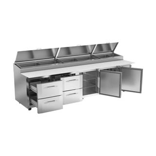 Victory VPPD119HC-4 Pizza Prep Table With Drawers, Chef's Deal