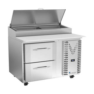Victory VPPD46HC-2 Pizza Prep Table With Drawers, Chef's Deal