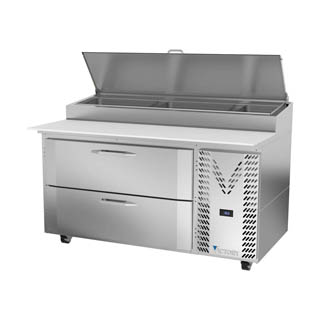 Victory VPPD60HC-2 Pizza Prep Table With Drawers, Chef's Deal