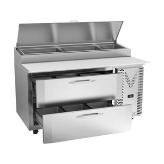 Victory VPPD60HC-2 Pizza Prep Table With Drawers, Chef's Deal