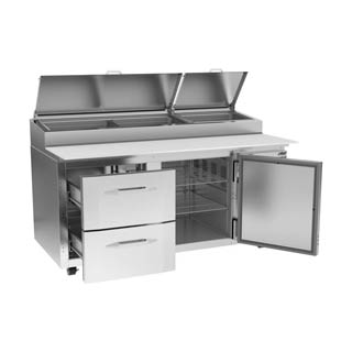 Victory VPPD67HC-2 Pizza Prep Table With Drawers, Chef's Deal