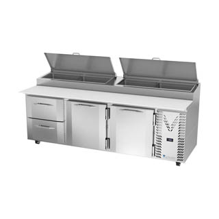 Victory VPPD93HC-2 Pizza Prep Table With Drawers, Chef's Deal
