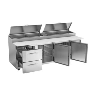 Victory VPPD93HC-2 Pizza Prep Table With Drawers, Chef's Deal