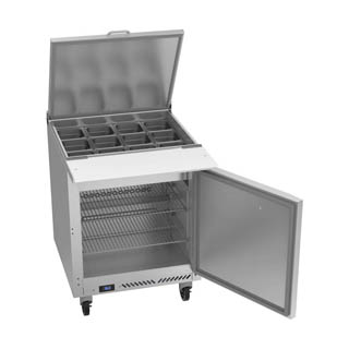Victory VSP27HC-12B Sandwich Prep Prep Big Top Refrigerator, Chef's Deal