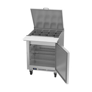 Victory VSP27HC-12B Sandwich Prep Prep Big Top Refrigerator, Chef's Deal