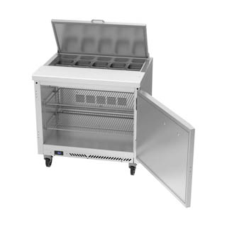 Victory VSP36HC-10 Sandwich Prep Prep Refrigerator, Chef's Deal