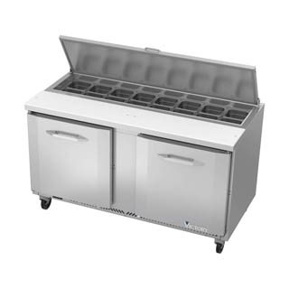 Victory VSP60HC-16 Sandwich Prep Prep Refrigerator, Chef's Deal