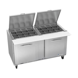 Victory VSP60HC-24B Sandwich Prep Prep Big Top Refrigerator, Chef's Deal