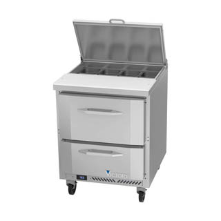 Victory VSPD27HC-08-2 Sandwich Prep Refrigerator With Drawers, Chef's Deal