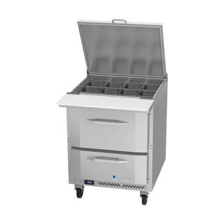 Victory VSPD27HC-12B-2 Sandwich Prep Refrigerator With Drawers, Chef's Deal