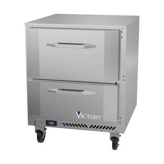 Victory VUFD27HC-2 UnderCounter Freezer With Drawers, Chef's Deal